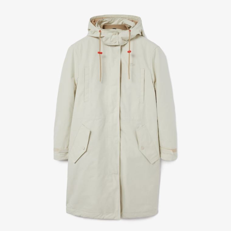 Lacoste Quilted Interior Jacket 2-in-1 Parka Beige | Y1GORTUV