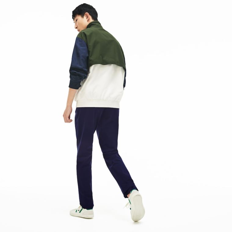 Lacoste Regular Fit Bomull Gabardine Chino Pants Marineblå Blå | OCexylxQ