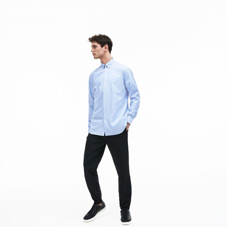 Lacoste Regular Fit Bomull Mini Piqué Shirt Lyse Blå | HYJlpaEf