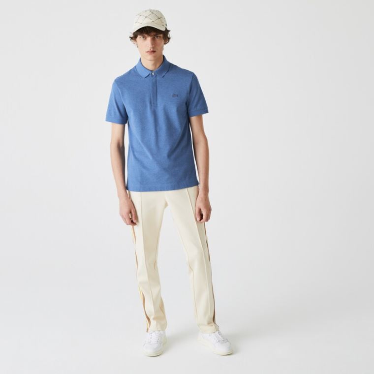 Lacoste Regular Fit Paris Polo Blå | Ny0k7atx