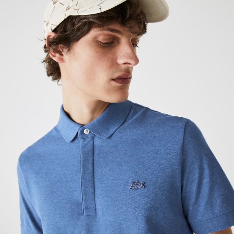 Lacoste Regular Fit Paris Polo Blå | Ny0k7atx