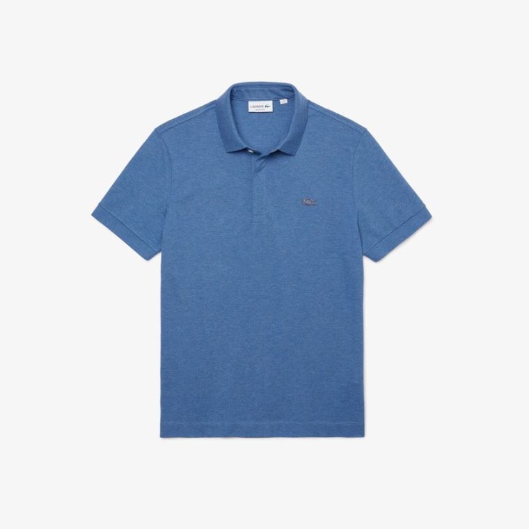 Lacoste Regular Fit Paris Polo Blå | Ny0k7atx