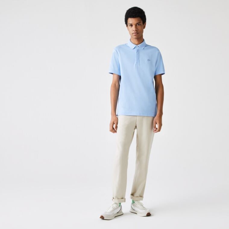 Lacoste Regular Fit Paris Polo Blå | lwSWmDnl