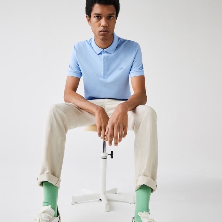 Lacoste Regular Fit Paris Polo Blå | lwSWmDnl