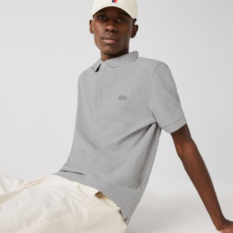 Lacoste Regular Fit Paris Polo Grå | KkskYf94