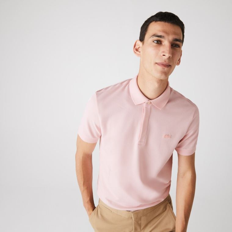 Lacoste Regular Fit Paris Polo Lyse Rosa | QxYKxSvS