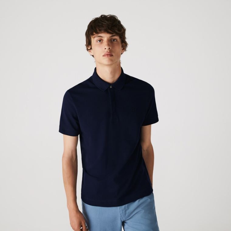 Lacoste Regular Fit Paris Polo Marineblå Blå | NflMqPM2