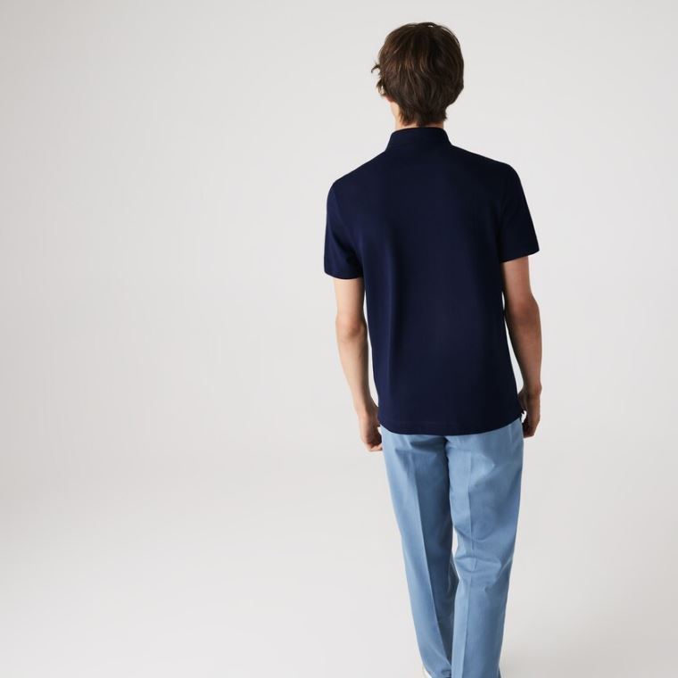 Lacoste Regular Fit Paris Polo Marineblå Blå | NflMqPM2