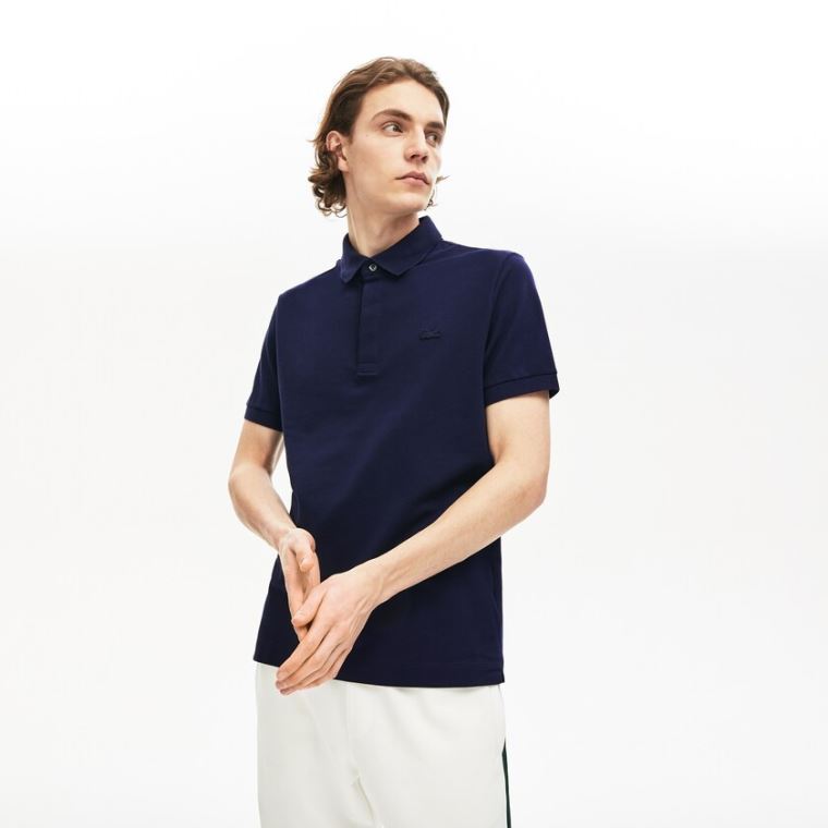 Lacoste Regular Fit Paris Polo Marineblå Blå | NflMqPM2