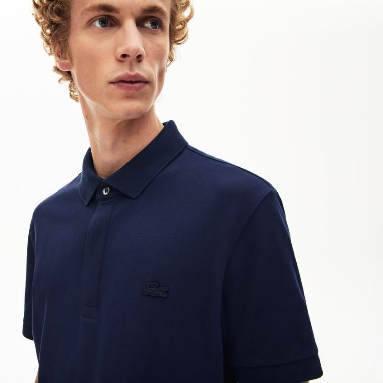 Lacoste Regular Fit Paris Polo Marineblå Blå | NflMqPM2