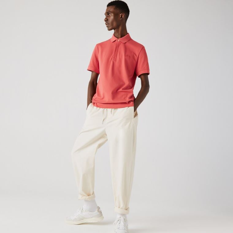 Lacoste Regular Fit Paris Polo Rød | HTBDpxlx