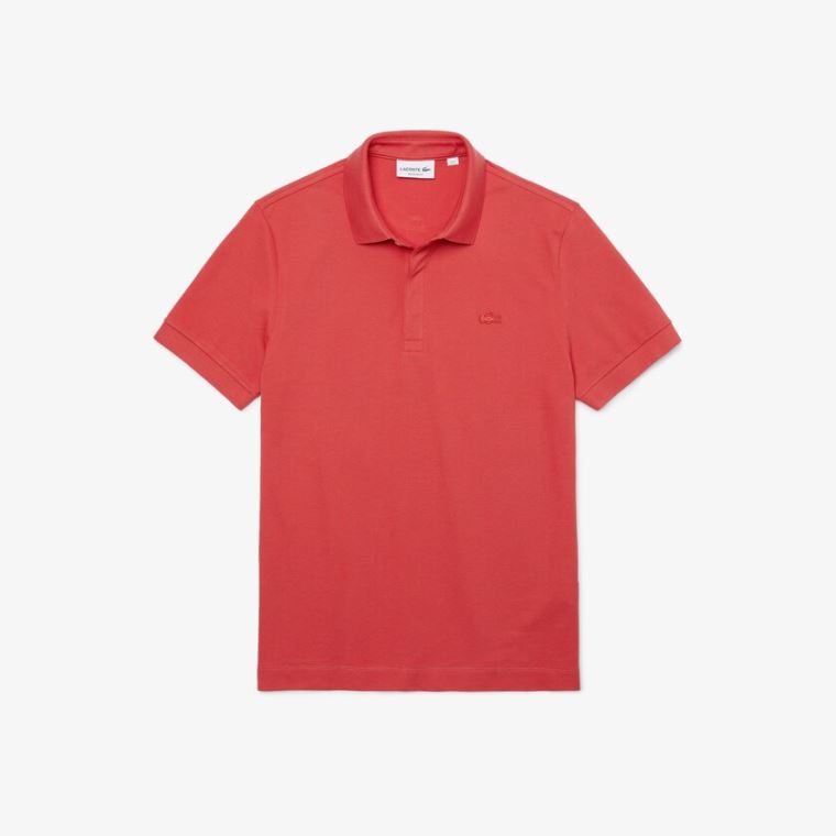 Lacoste Regular Fit Paris Polo Rød | HTBDpxlx