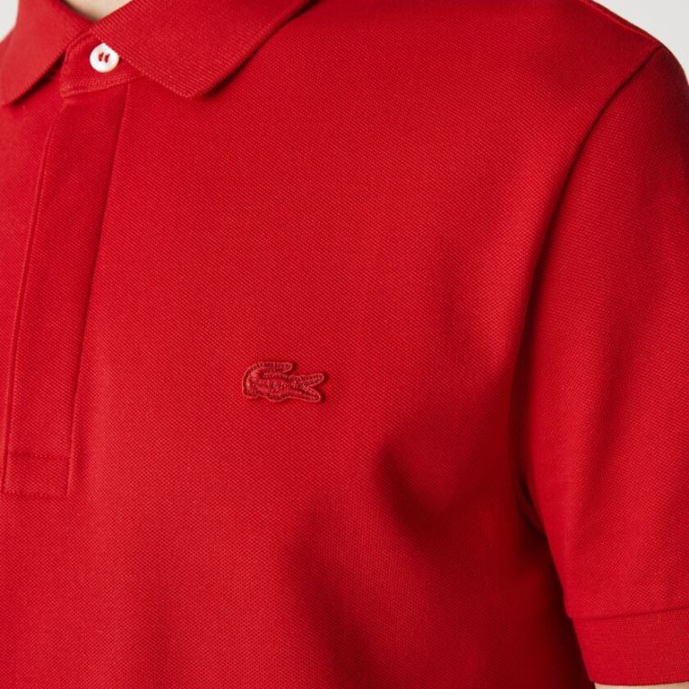 Lacoste Regular Fit Paris Polo Rød | t9yqqvh9