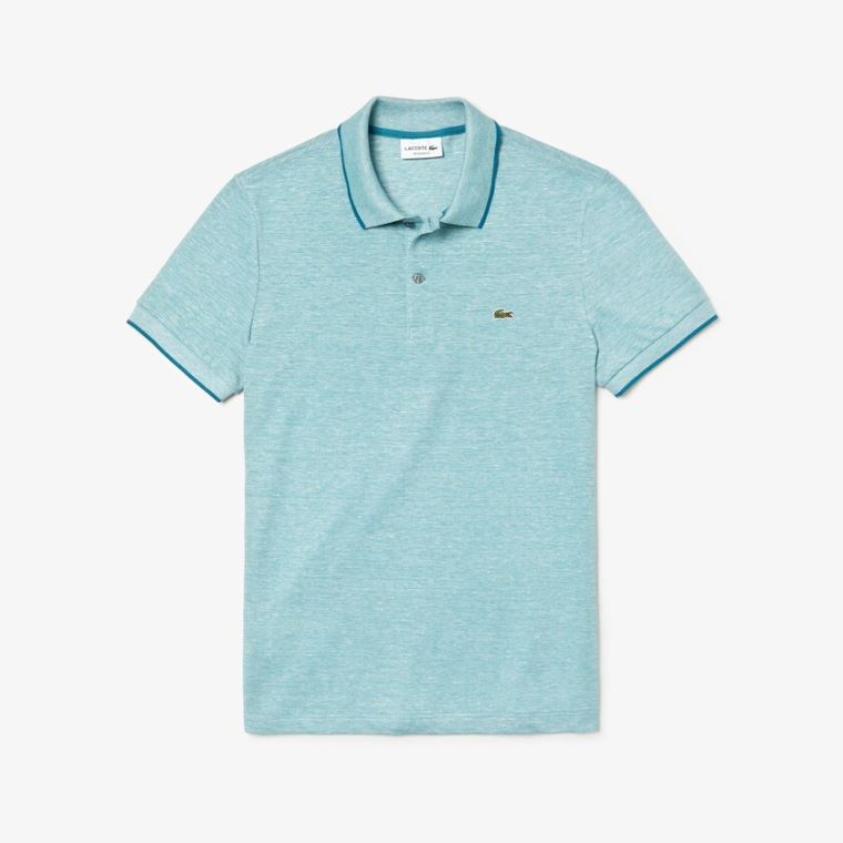 Lacoste Regular Fit Piqué Polo Shirt Blå | jsuSF33D