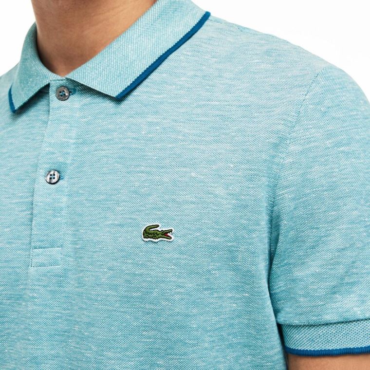 Lacoste Regular Fit Piqué Polo Shirt Blå | jsuSF33D