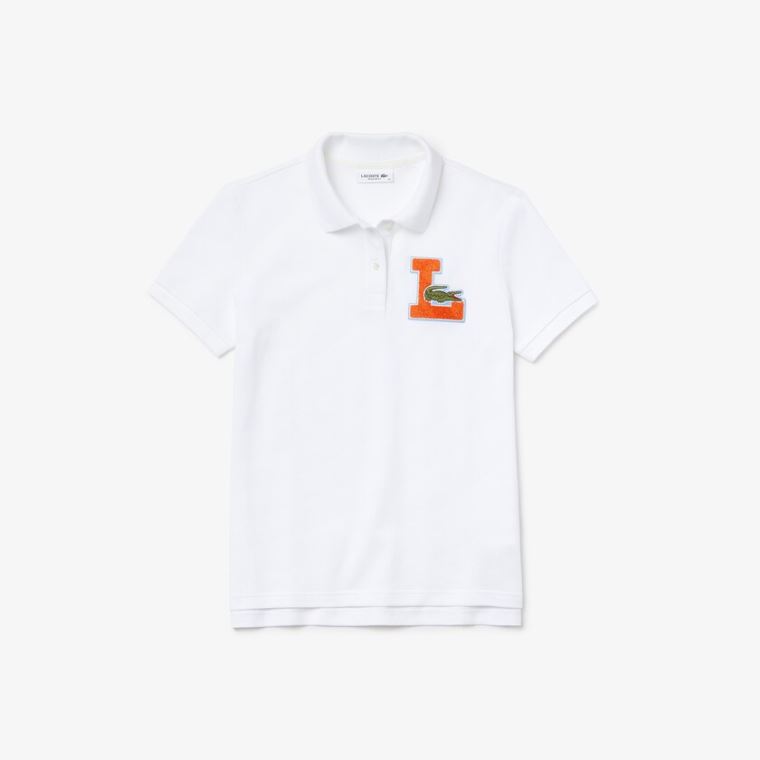 Lacoste Regular Fit Soft Bomull Piqué Polo Shirt Hvite | RQD3096K