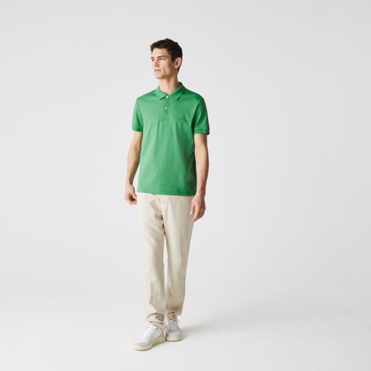 Lacoste Regular Fit Soft Bomull Polo Grønn | LfvSJSmd