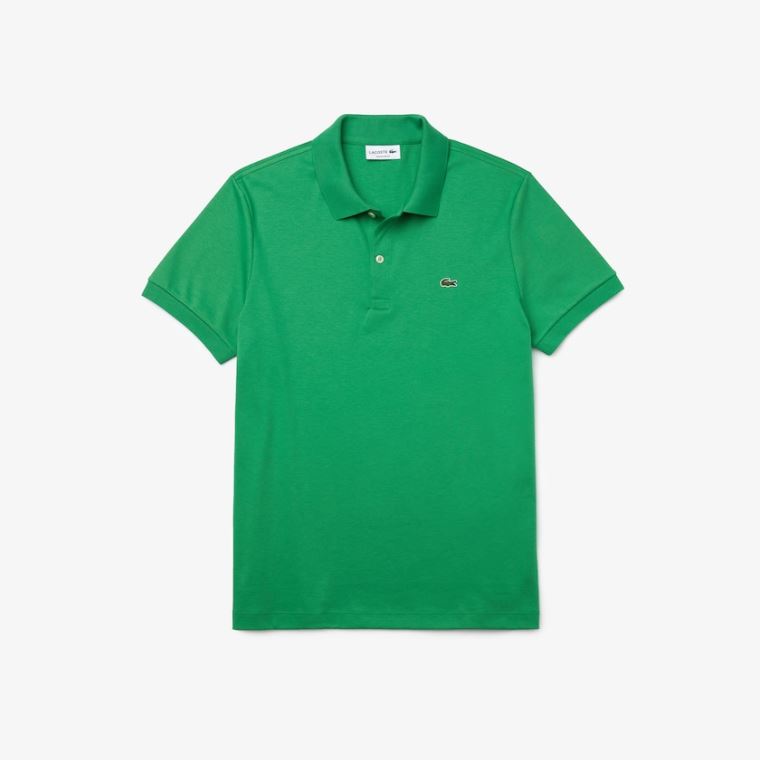 Lacoste Regular Fit Soft Bomull Polo Grønn | LfvSJSmd