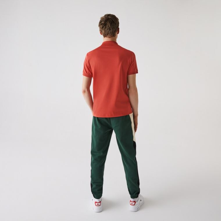 Lacoste Regular Fit Soft Bomull Polo Rød | L886EIfY