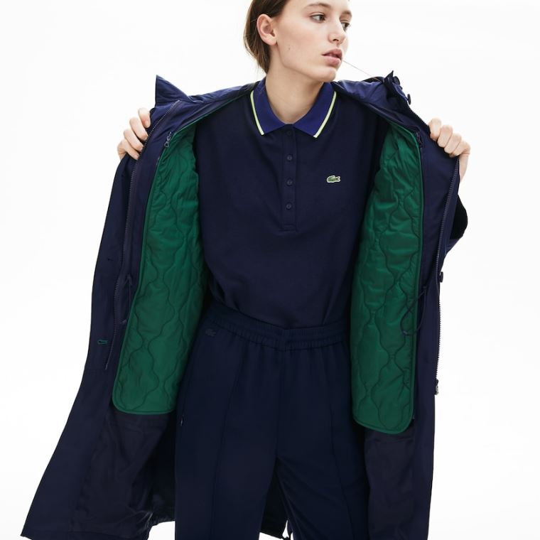 Lacoste Reversible Jacket 4-in-1 Parka Marineblå Blå | hjxqFaRw