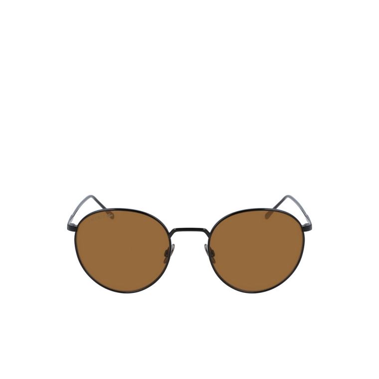 Lacoste Round Metal Ultra-Thin Sunglasses Svarte | CHKYLHAk