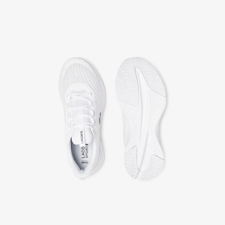 Lacoste Run Spin Tekstil Sneakers Hvite | NGCutEFp