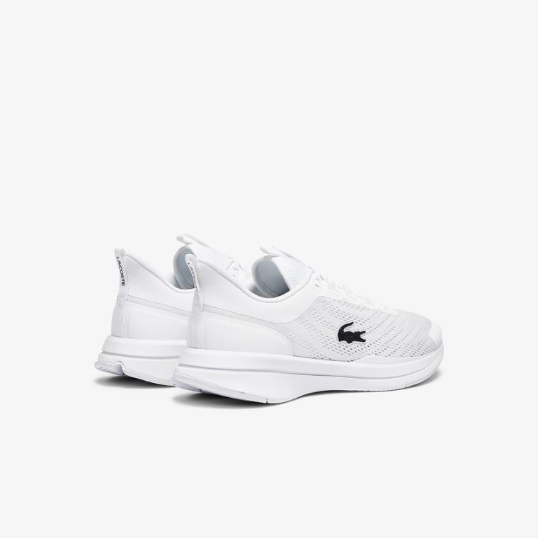 Lacoste Run Spin Tekstil Sneakers Hvite | XfVm1sfS