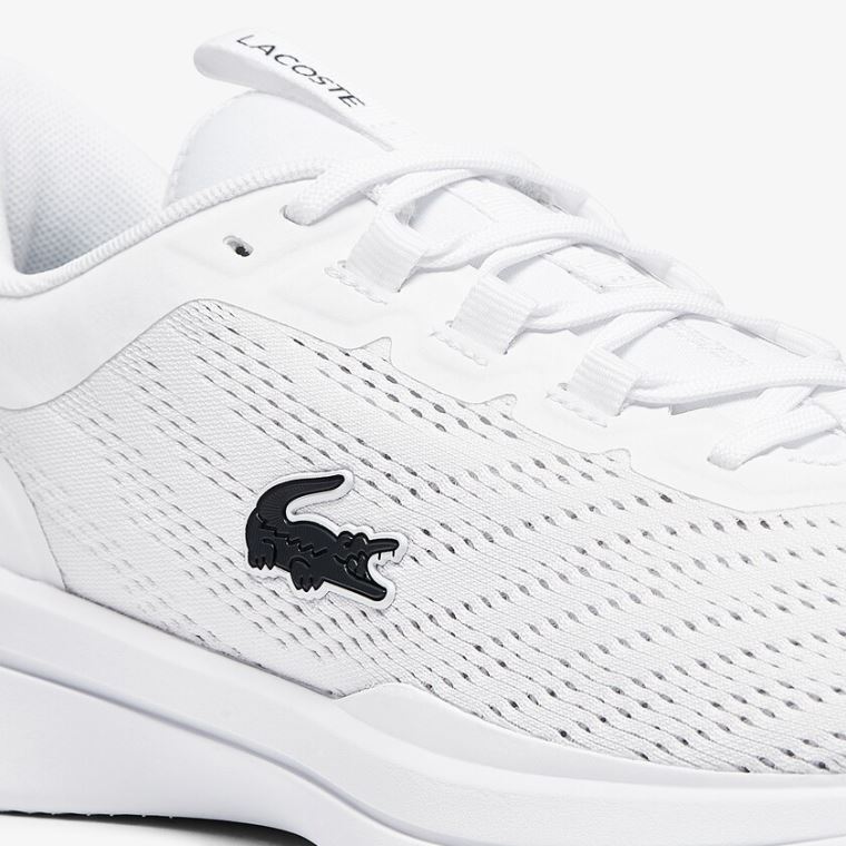 Lacoste Run Spin Tekstil Sneakers Hvite | XfVm1sfS