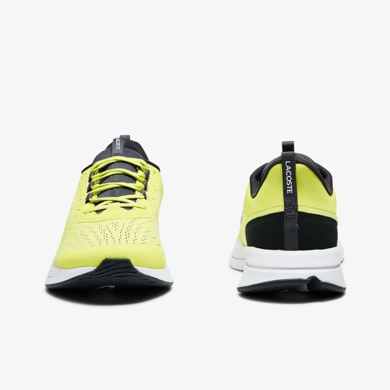 Lacoste Run Spin Tekstil Sneakers Lyse Gul Hvite | fjWVoRiJ