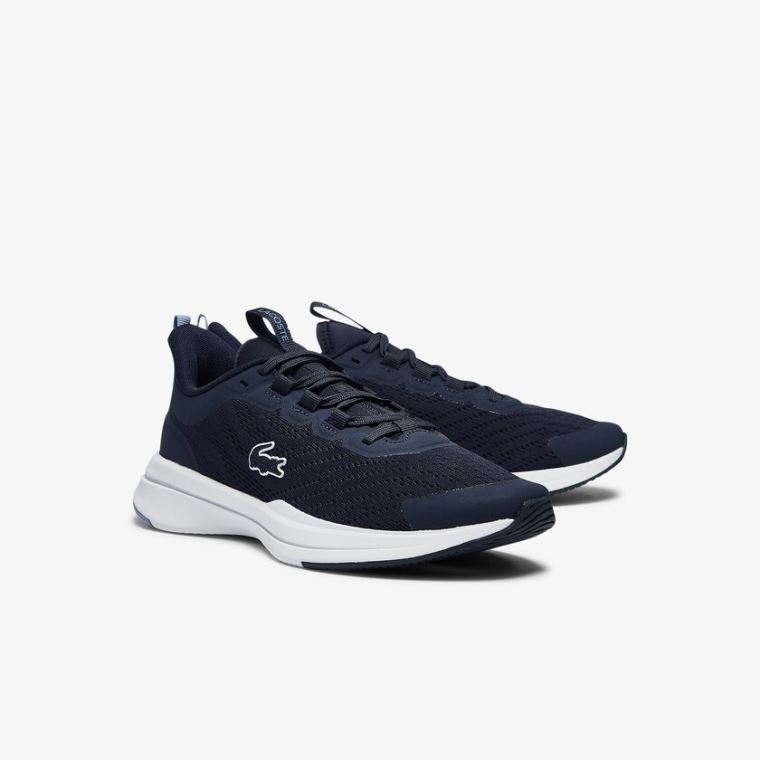 Lacoste Run Spin Tekstil Sneakers Marineblå | UB76g4hC