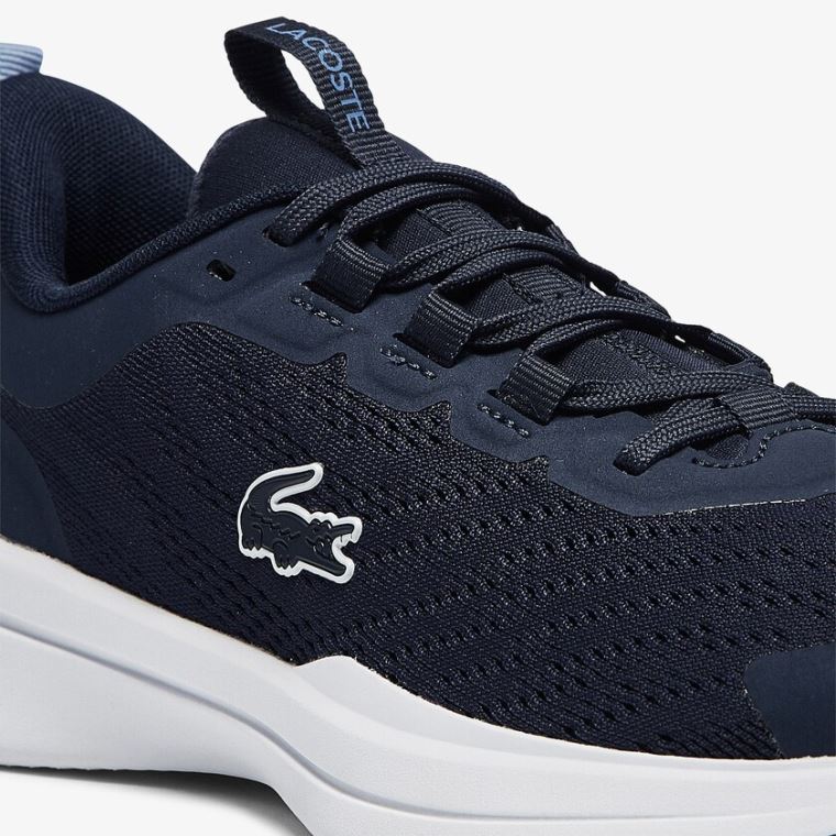 Lacoste Run Spin Tekstil Sneakers Marineblå | UB76g4hC