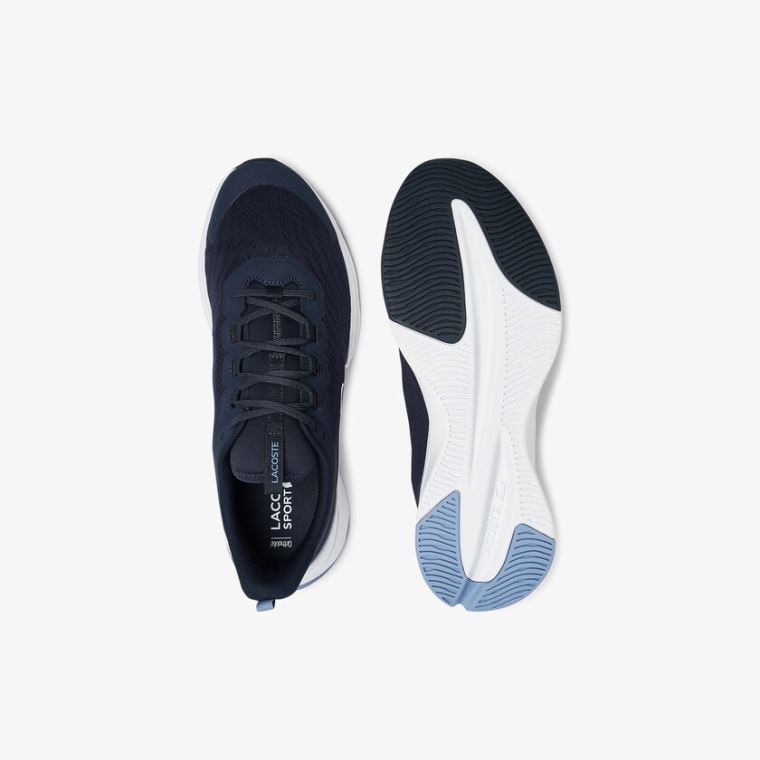 Lacoste Run Spin Tekstil Sneakers Marineblå | fnEH8EN6