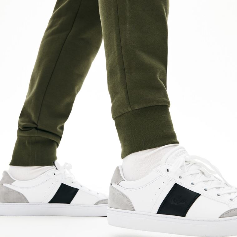 Lacoste SPORT Fleece Tennis Sweatpants Khaki Grønn | cTVDCwAW