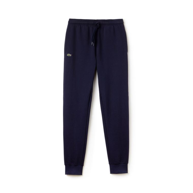 Lacoste SPORT Fleece Tennis Sweatpants Marineblå Blå | 6zjDKZAX