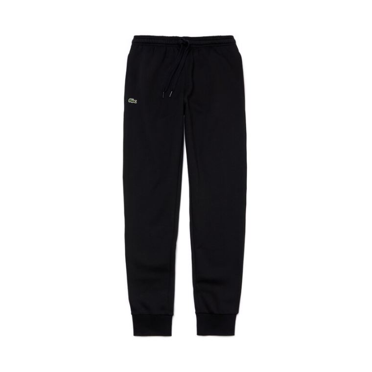 Lacoste SPORT Fleece Tennis Sweatpants Svarte | 8xY7kLe2