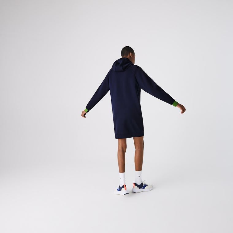 Lacoste SPORT Hette Bomull Blend Sweatshirt Kjoler Marineblå Blå Grønn Svarte | jDYYagTO