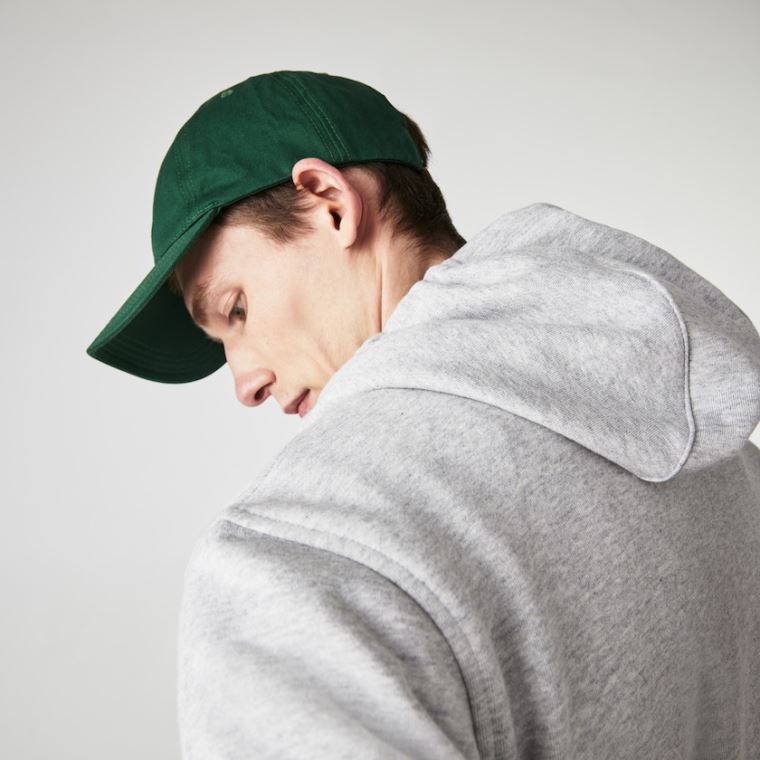 Lacoste SPORT Hette Lette Bi-material Sweatshirt Grå Lyse Grå | VIfS07Ig