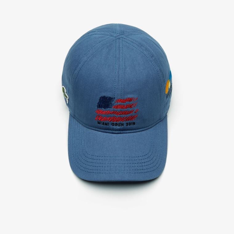 Lacoste SPORT Miami Open Edition Cap Blå | 51wIjziS