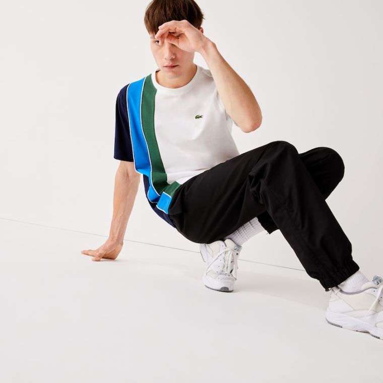 Lacoste SPORT Performance Side Zip Track Pants Svarte | hCRfPSpV