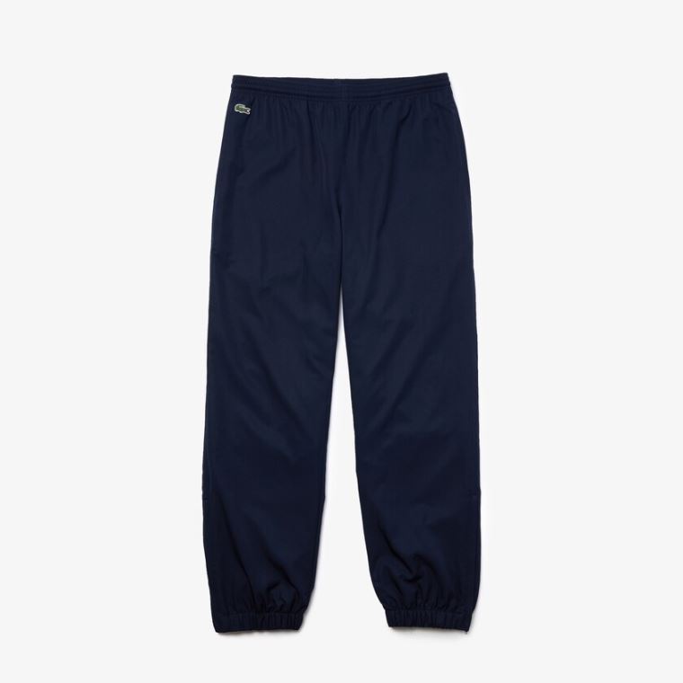 Lacoste SPORT Performance Side Zip Track Pants Marineblå Blå | rGU6sv4d