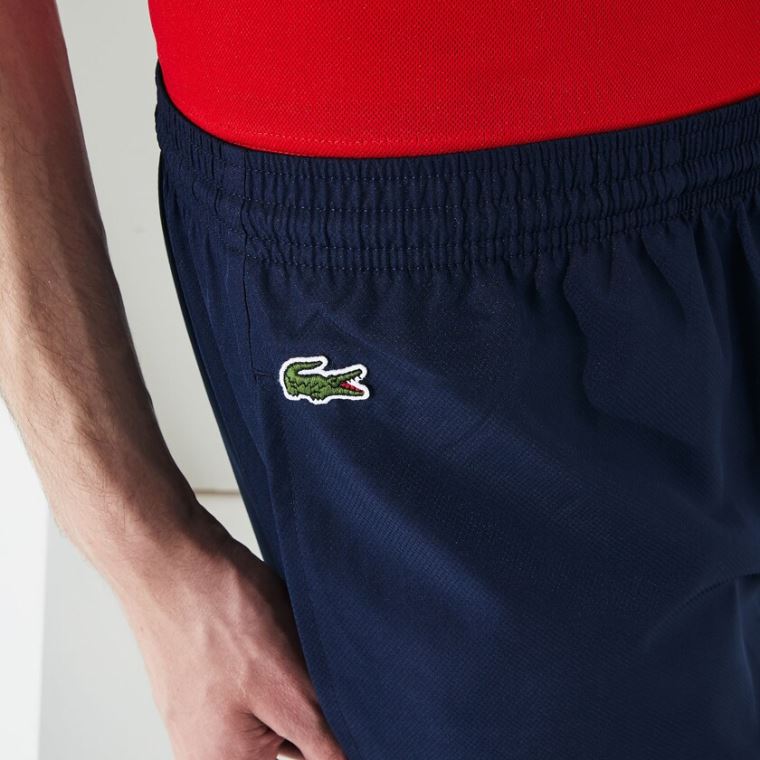 Lacoste SPORT Performance Side Zip Track Pants Marineblå Blå | rGU6sv4d