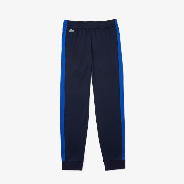 Lacoste SPORT Piqué Track Pants Marineblå Blå Blå Marineblå Blå | OOJo2iai