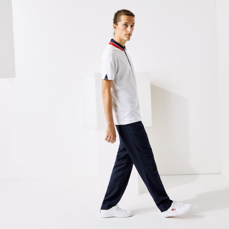 Lacoste SPORT Pustende Stretch Golf Pants Marineblå Blå | KYskXvoF