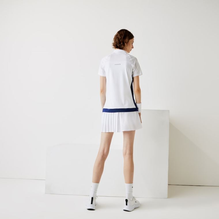 Lacoste SPORT Pustende Stretch Tennis Polo Shirt Hvite Blå Grønn Svarte | Q1zvZ4HW