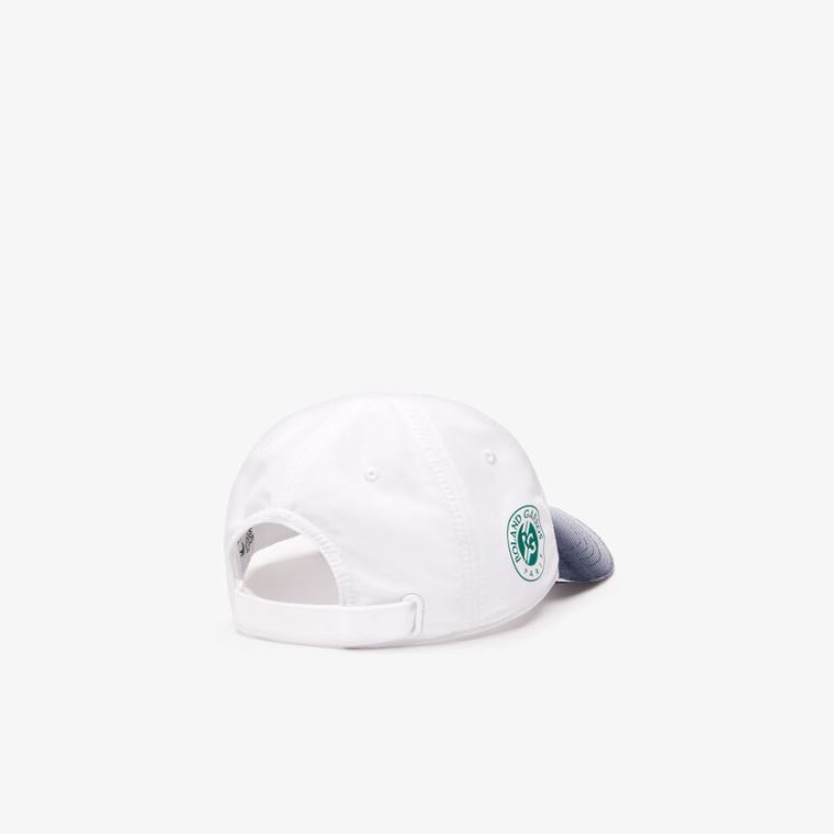 Lacoste SPORT Roland Garros Ombré Cap Hvite Marineblå Blå | nx8xjGdA