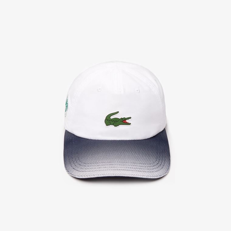 Lacoste SPORT Roland Garros Ombré Cap Hvite Marineblå Blå | nx8xjGdA