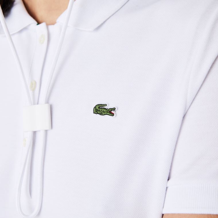 Lacoste SPORT Roland Garros Pleated Polo Kjoler Hvite Grønn Marineblå Blå | HWb3aDct