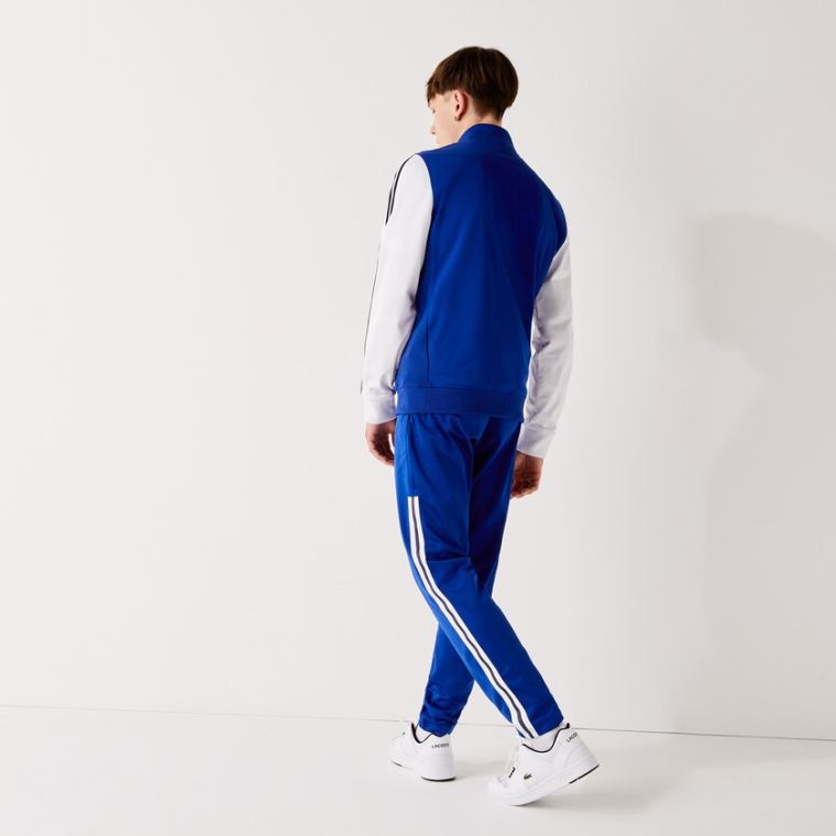 Lacoste SPORT Run-resistant Jogging Pants Blå | N7TMCQyG