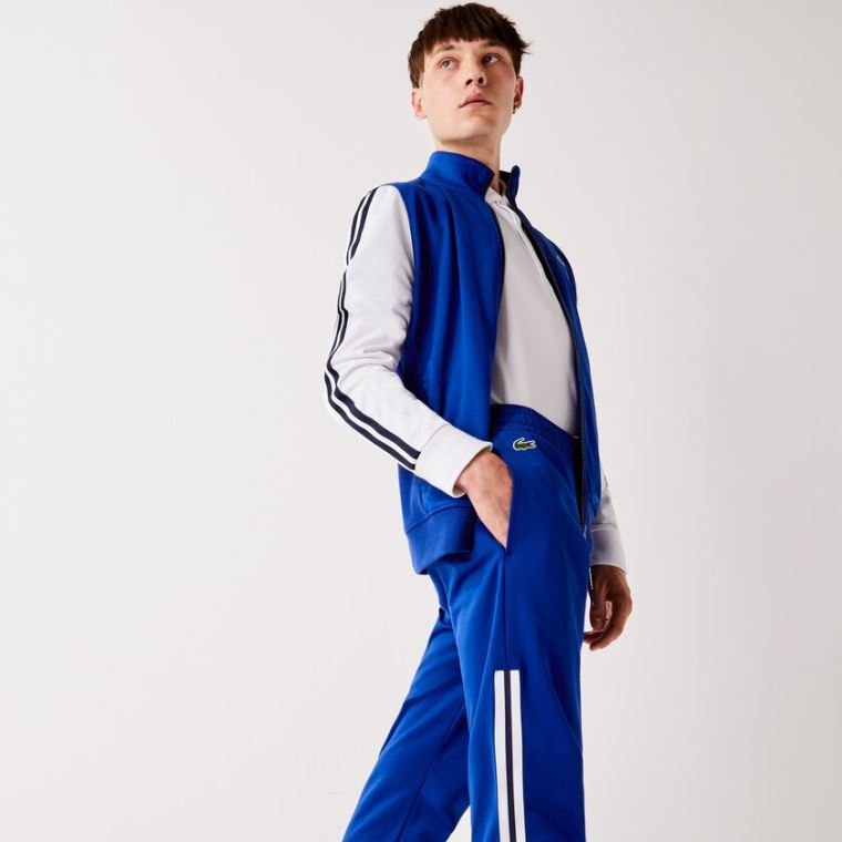 Lacoste SPORT Run-resistant Jogging Pants Blå | N7TMCQyG