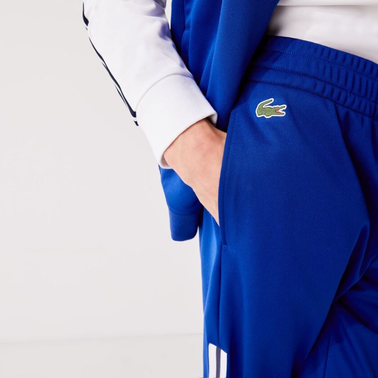 Lacoste SPORT Run-resistant Jogging Pants Blå | N7TMCQyG